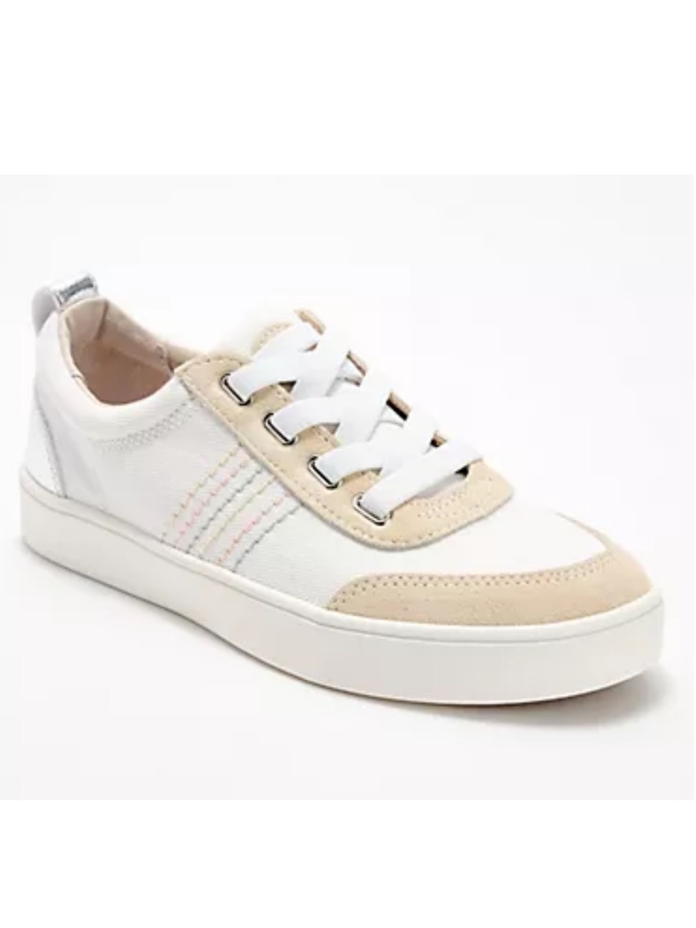 Revitalign Orthotic Canvas Women’s White and Beige Platform Sneakers size 9 - Picture 4 of 11